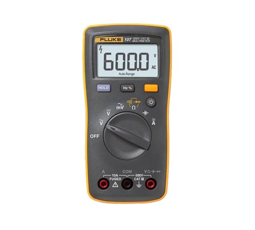 Комплект - мультиметр Fluke 107 с фонарем на головной убор Fluke L205