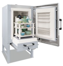 Печь камерная Nabertherm NW 300/H/C440, обогрев с пяти сторон, с выдвижным подом, 1340°C