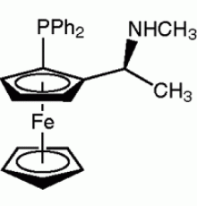 (S) - (+) - N-метил-1 - [(R) -2 - (дифенилфосфино) ферроценил] этиламин, Alfa Aesar, 1 г