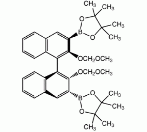 (R) - (+) -2,2 '-бис (метоксиметокси) -1,1'-бинафтил-3, 3'-дибороновая пинакон кислоты, 97%, Alfa Aesar, 1 г