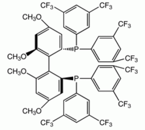 (S) -2,2 '-бис [бис (3,5-трифторметилфенил) фосфино] -4,4', 6,6 '-тетраметоксибифенил, 97 +%, Alfa Aesar, 250 мг