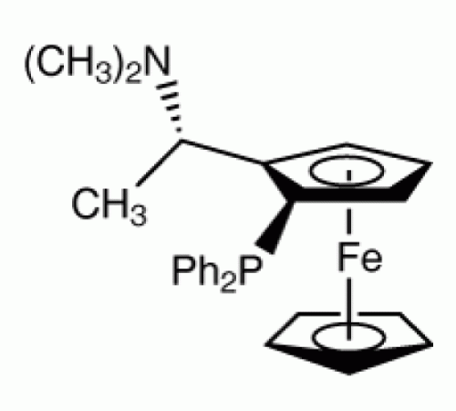 (S) - (+) - N, N-диметил-1 - [(R) -2 - (дифенилфосфино) ферроценил] этиламин, 97%, Alfa Aesar, 100 мг